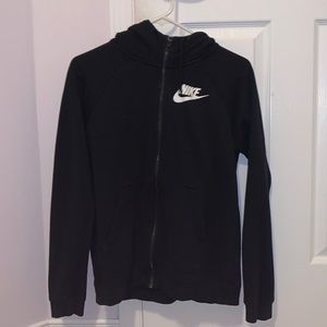 Black Nike zip up